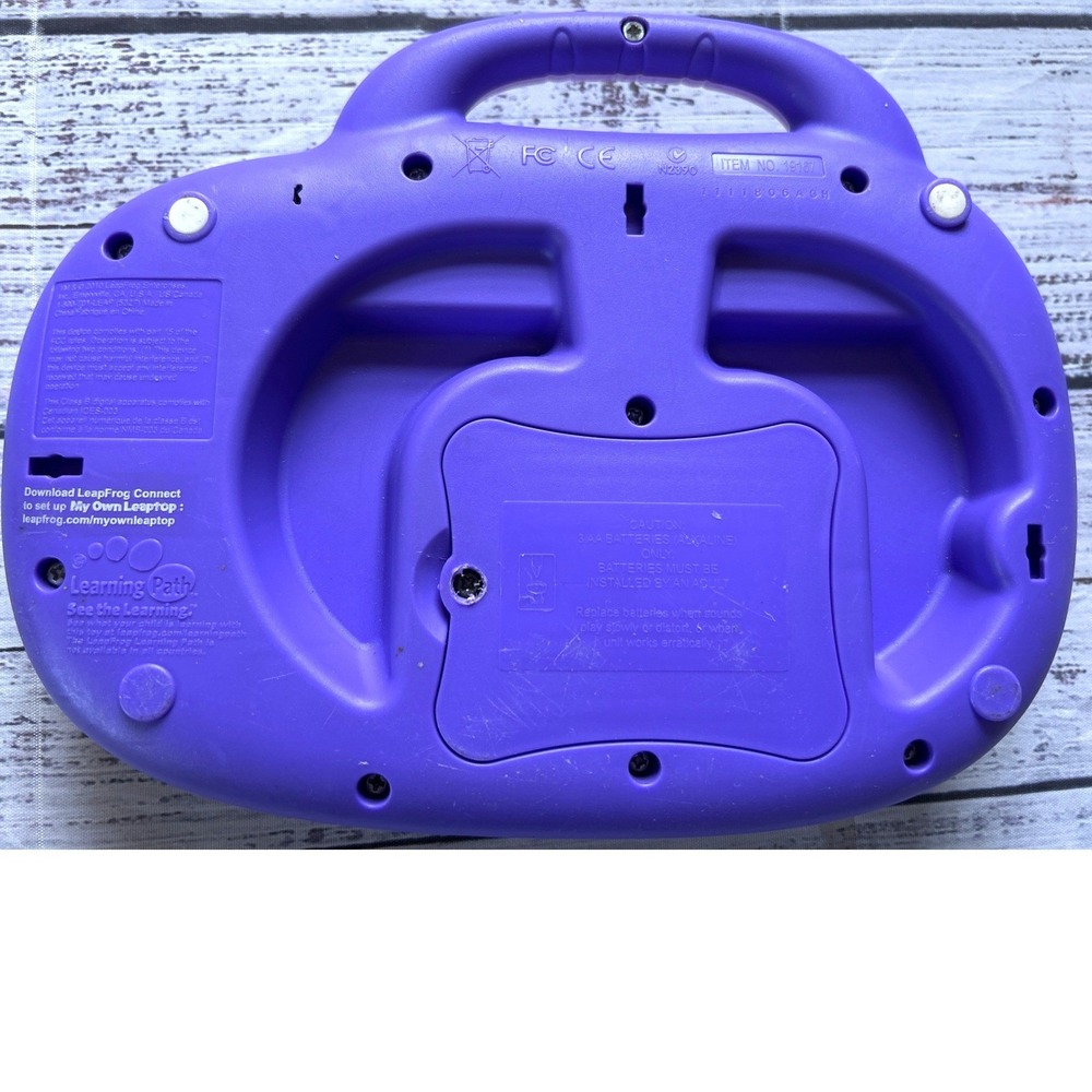 Leapfrog My Own LeapTop Learning Interactive Laptop Purple Educational WORKS! - Picture 3 of 3